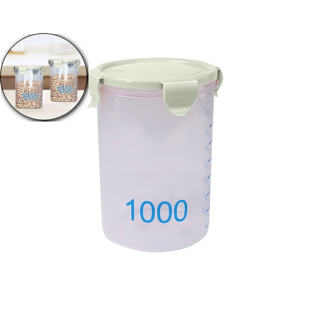 Dvruxg Plastic Food Storage Containers, Airtight Food Storage Containers with Lids for Kitchen Organization, Overnight Oats Containers with Lids, Reusable Salad Dressing Container for Pantry
