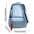 thumbnail image 2 of WMGHA Backpack for Women - Women's Backpack with Lunch Bag & Pencil Pouch for Teen 𝗞𝗶𝗱𝘀 Laptop Backpack for Women, Elementary Middle High 𝗦𝗰𝗵𝗼𝗼𝗹 Bookbag Travel Daypack, 2 of 5