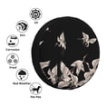 thumbnail image 5 of Balery Japanese White Cranetire Cover Waterproof Dust-Proof, Universal Spare Wheel Tire Cover For Trailer, Rv, Suv Truck And Vehicle Camper Accessories-14 Inch, 5 of 9