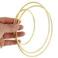 thumbnail image 3 of OULII 15Pcs Metal Crafting Ring Golden Round Ring for Handmade by Artisans, 3 of 8