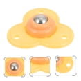 thumbnail image 2 of Miangastore 360 Degree Rotation Caster Wheels Yellow 8Pcs 1.6x1.6in, 2 of 9