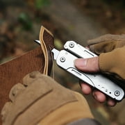 ROXON S803E Flash Elite 20-in-1 Multitool - D2 Blade, Flint, Pliers, Whistle