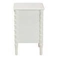 thumbnail image 5 of Baxton Studio Malinda Classic End Table, 2-Drawer, White, 5 of 9