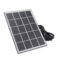 thumbnail image 1 of Panel Solar de Cámara, Panel Solar de Silicio Monocristalino 3W 5V Carga eficiente para luces, 1 of 7