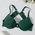 thumbnail image 3 of Tsesme Women’s Bra Front Buckle Wireless Seamless Comfort Bra Push up Full Cup Minimizer Fashion Support Everyday, 3 of 6