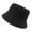 Black, variant on Yuanlong Unisex Denim Bucket Hat Wide Brim All-Season Sun Hat Japanese Style Vintage Outdoor Activity Headwear