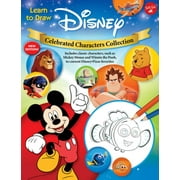 WALTER FOSTER JR CREATIVE TEAM Learn to Draw Disney Celebrated Characters Collection: New Edition! Includes Classic Characters, Such As Mickey Mouse and Winnie the Pooh, to Current Disney/Pixar Favorites