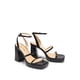thumbnail image 3 of Sandalias con Plataforma y Tacón de 10 cm DREAM PAIRS Negras Talla 8, 3 of 5