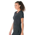 thumbnail image 3 of Urbane Ultimate Women's Chelsea 2-Way Stretch Four Pocket V-Neck Scrub Top, Style 9063, 3 of 4