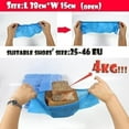 thumbnail image 2 of 100 Pieces Disposable Overshoes Anti-slip Shoe Covers(Blue), 2 of 5