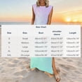 thumbnail image 3 of TaTaai Ladies Casual Solid Color Round Neck Sleeveless Dress Elegant Pleated Detail Knee Length Dress with Functional Pockets Comfortable Loose Fit for Spring Summer Daily Wear Gift, 3 of 5