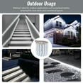 thumbnail image 3 of WYZworks 2760LEDs 150ft Cool White 16-Mode Flat LED Outside Strip Lights SMD 2835 Waterproof Permanent Heavy Duty Outdoor Exterior Accent Lighting, ETL Certified, Connectable Flexible Clear PVC Shell, 3 of 7
