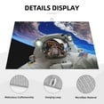 thumbnail image 3 of Fuzoiu Astronaut in Outer Space Print Absorbent, Reversible Microfiber Dish Drying Mat for Kitchen, Dish Drying Pad for Dishes, Utensils, Pots and Pans, Extra Large 18 Inch x 24 Inch, 3 of 7