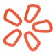 thumbnail image 2 of 5x Hebilla Llavero en D Broche de clip de plástico Mosquetón al aire libre Campamento naranja Sunnimix Clip de mosquetón para llavero, 2 of 8