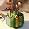 thumbnail image 1 of Soporte para brochas de maquillaje desmontable giratorio 360, soporte para delineador de ojos, almacenamiento en el hogar (verde), 1 of 6