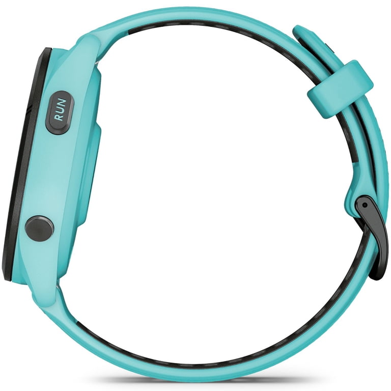Garmin Forerunner 265 GPS Smartwatch, Aqua/Black Bundle with Deco