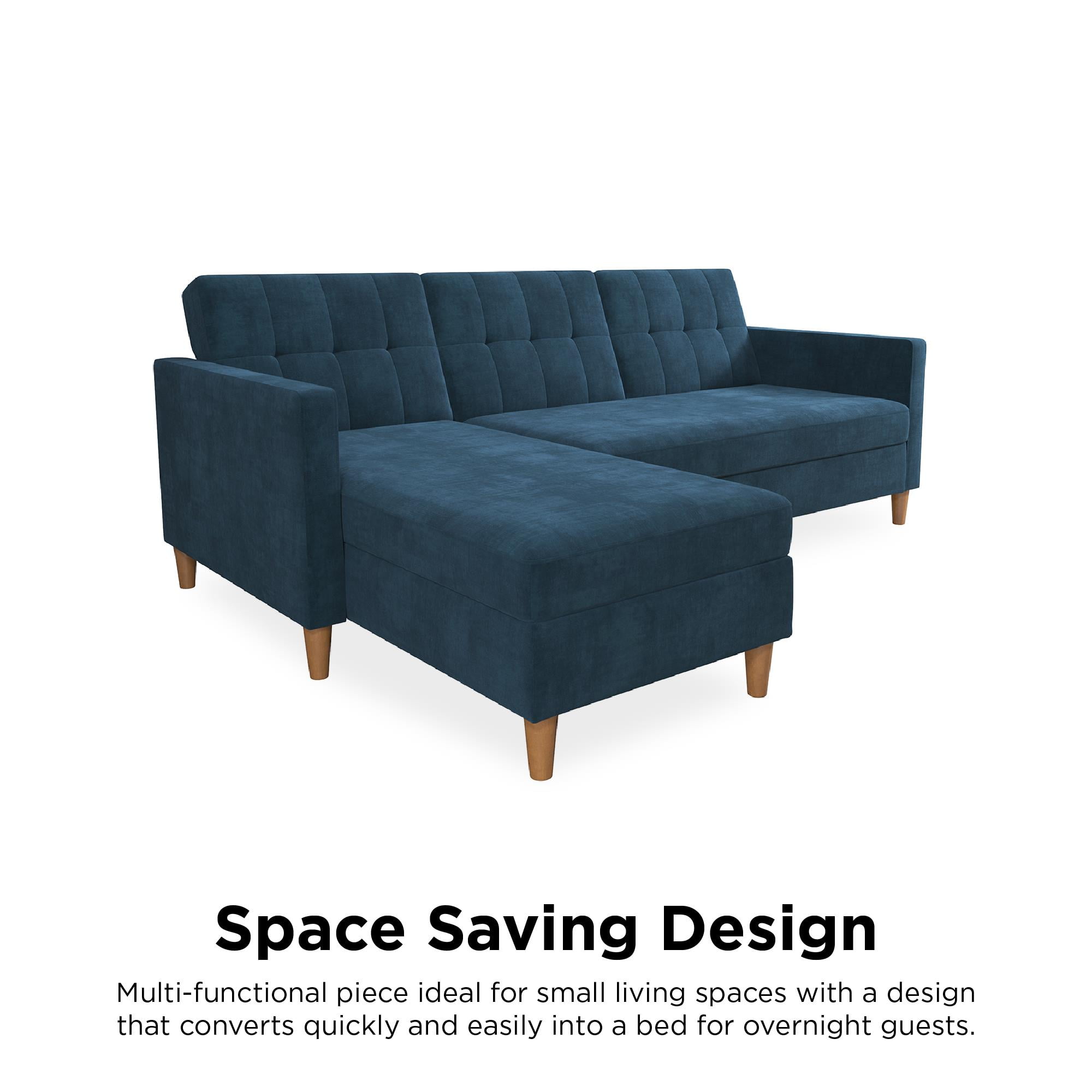 futon sectional with storage