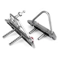 thumbnail image 4 of Zerodis Car Bumper, Bumper, Titanium For Axial SCX10 SCX10 II For Jeep Wrangler, 4 of 8
