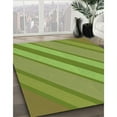 thumbnail image 3 of Ahgly Company Machine Washable Indoor Rectangle Transitional Green Area Rugs, 2' x 3', 3 of 7