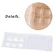 thumbnail image 3 of 60pcs Wax Melt Container Clamshell Packaging Mold Box for Plastic Clear Empty Wax Candle Melt Tart Packaging Container, 3 of 5