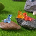 thumbnail image 3 of Opvise 12Pcs Mini Lizard Figurine Glow-in-the-dark Resin Tiny Cabrite Ornament Miniature Animal Statue Toy Fairy Garden Microlandscape Desktop Decoration, 3 of 8