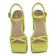 thumbnail image 4 of Zapatilla Tacon Mujer Miracle By Mama Lola Plataforma Correa verde 24.5, 4 of 4