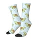thumbnail image 1 of Fotbe Cartoon Sea Turtle Calcetas Largas con Estampado para Hombre y Mujer – Calcetas de Compresión Transpirables y Elásticas, Viajar y Uso Diario Talla 5-11, 1 of 6