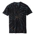 thumbnail image 6 of Yellow Rooster Men's Short Sleeve Tie-Dye Male Cotton T-Shirts Black Galaxy Spiral 2XL, 6 of 6