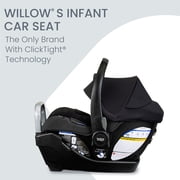 Britax® Willow® S Rear-Facing Infant Car Seat, Alpine® Car Seat Base With ClickTight® – Raven Black