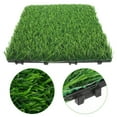 thumbnail image 1 of Homoyoyo Synthetic Turf Grass Tiles Durable Plastic Material for Patio Balcony Garden Decoration, 1 of 6