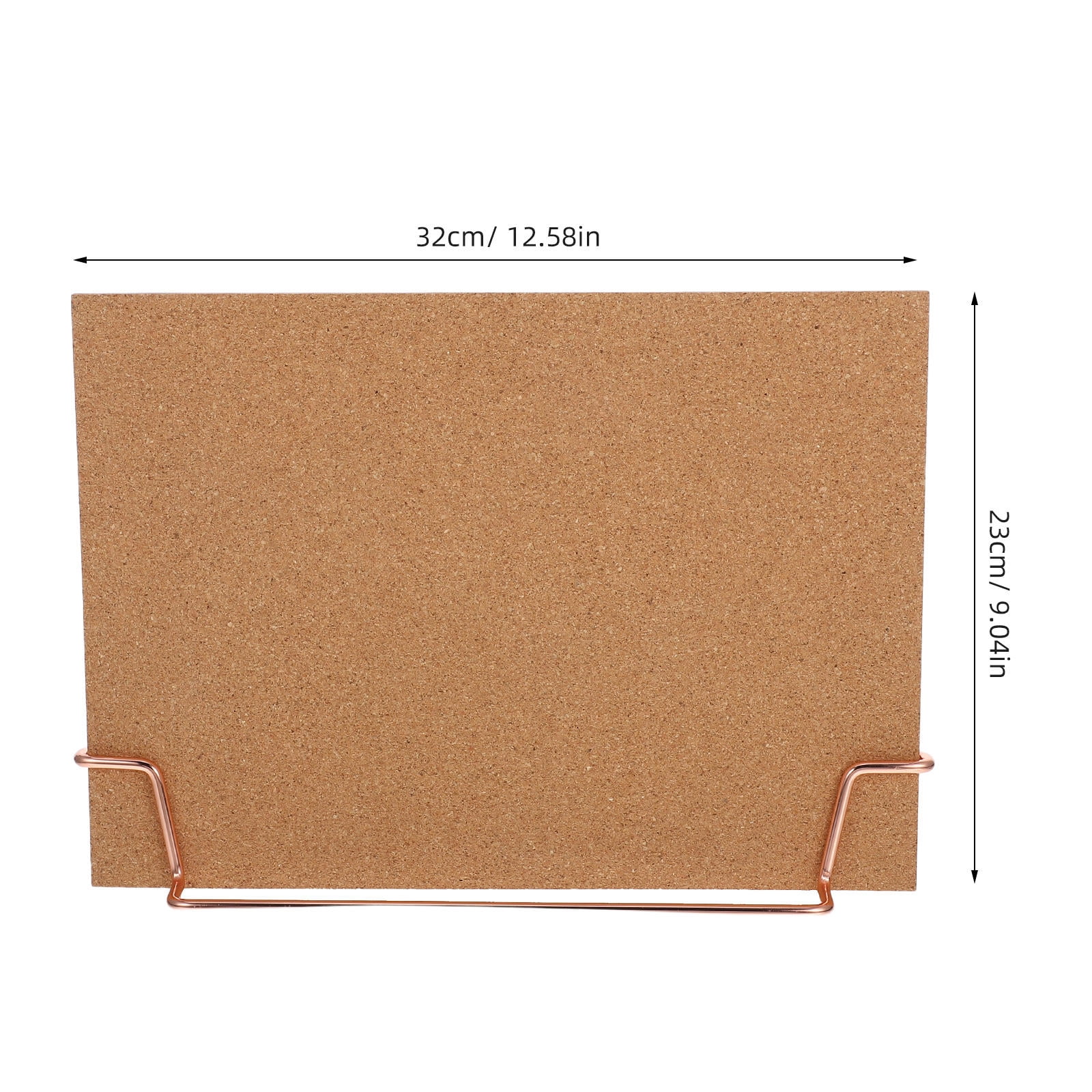 Masteelf Mini Cork Board Set for Desk Tabletop - Office Bulletin Board for Photos, Notes, and Decorative Wood Display