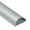 Gray, variant on D-Line White Half Round Cord Cover, 0.78x0.39in, 39in Length