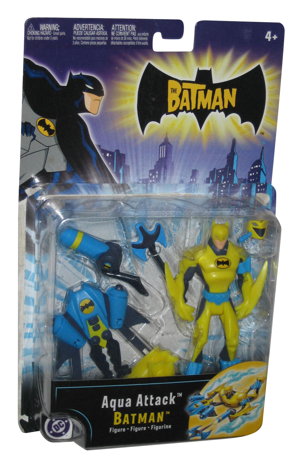 DC Comics The Batman Animated Cartoon Aqua Attack Mattel Figure -  