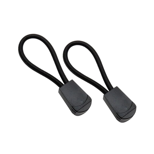 Lipstore 2Pcs Scuba Diving Hose Clip Retainer Holders Equipment Outdoor Elastic Ropes Black