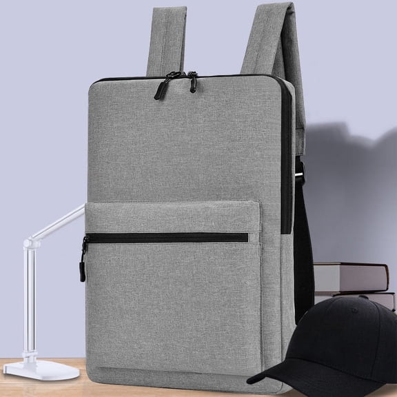 Ultra-thin shoulder business computer backpack nylon 14-15 inch notebook bag,Black
