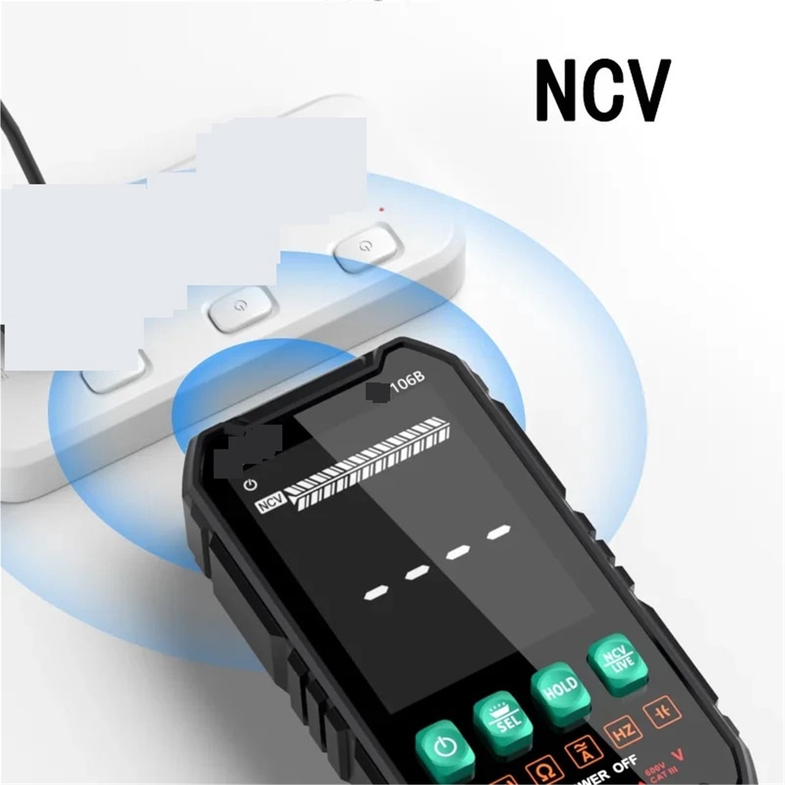 Multifunction Digital Multimeter AC DC NCV Smart Tester Ohmic Voltmeter Auto Range 600V Electrician Tester ,Battery Test