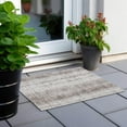 thumbnail image 6 of Addison Rugs Chantille Indoor/Outdoor Transitional Stripes Taupe Washable Rectangle Rug, 1'8" x 2'6", 6 of 6