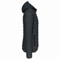 thumbnail image 3 of Kariban Mens Hooded Marl Lightweight Padded Jacket, 3 of 4