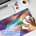 thumbnail image 4 of Seamless Gaming Experience with Galaxy Design Mouse Pad - Large Non-Slip Desk Mat with Stitched Edges, Perfect for Keyboard & Mouse - 31.5x11.8 inches, 4 of 7