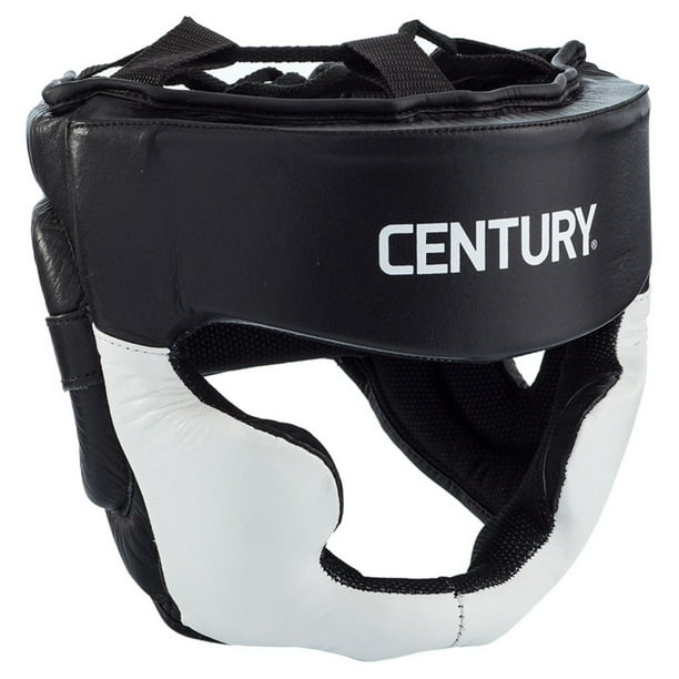 Century Creed Genuine Leather Full Face MMA Headgear Medium Black