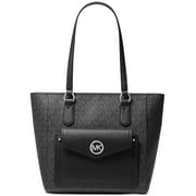 Michael Kors Women's Joey Medium Flap Pocket Tote Black Size Regular