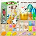 thumbnail image 1 of Easter Eggs Plastic Basket Stuffers Fillers, Kids Easter Egg Smashing Golden Egg Surprise Box Cartoon Egg Creative Decompression Toy, Easter Eggs for Easter Hunt (20Pcs), 1 of 5