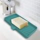 thumbnail image 4 of Jabonera de silicona Bandeja de drenaje de jabón creativa reutilizable para inodoro de baño (verde) Ndcxsfigh Libre de BPA, 4 of 7