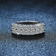 thumbnail image 4 of Whudwhu Moissanite Ring in Silver with Full Diamond Shine for Women, 4 of 6