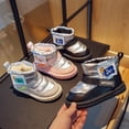 thumbnail image 6 of Child Girls Boys Snow Boots Keep Warm Ankle Booties Waterproof Furry Lined Winter Shoes, 6 of 6