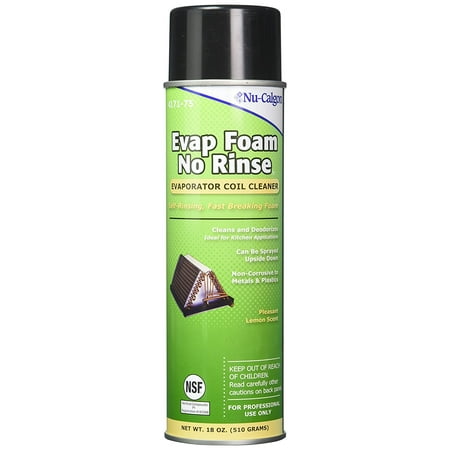 Nu Teak Cleaner - NU-CALGON 4171-75 Evaporator Cleaner, Aerosol, 18 fl oz