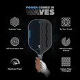thumbnail image 3 of Pala de pickleball CRBN TruFoam Waves alargada de 14 mm, 3 of 9