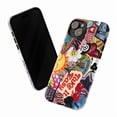thumbnail image 4 of Retro Fun Collage Phone Case, Take It Easy Artistic iPhone Cover, Unique Protective Case for iPhone 17 16 15 14 13 12 11 Pro Max Plus Mini, 4 of 6