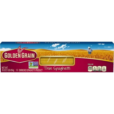 Golden Grain Thin Spaghetti, 16 oz