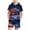 Dark Blue, variant on FchengtaiS Boys 2 Piece Outfits Graphic Soccer Print Hooded Short Sleeve T-Shirt and Shorts Set Summer Sport Clothes for Kids
